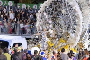  Telde disfruta con el pasacalle de los protagonistas del Carnaval de 'Studio 54'/Lpacarnaval.
